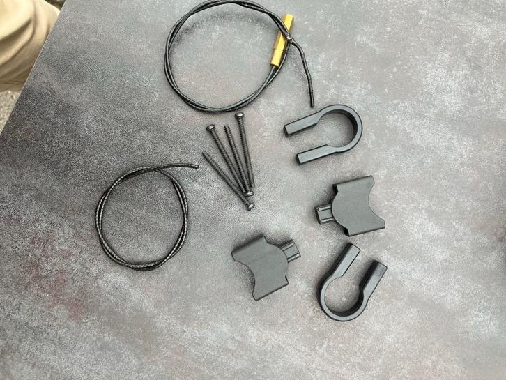 Klickfix Stuurbeugel + Kabels, Fietsen en Brommers, Fietsonderdelen, Gebruikt, Algemeen, Stuur, Ophalen of Verzenden