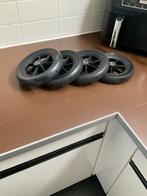 Zwarte rollator, inklapbaar + reservewielen, Ophalen, Gebruikt