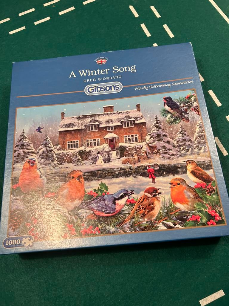 Gibsons puzzel - super leuk 1000 stukjes, Ophalen of Verzenden, Zo goed als nieuw