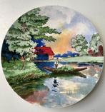 Villeroy en Boch (Saar-Basin) wand bord #3287, Antiek en Kunst, Verzenden