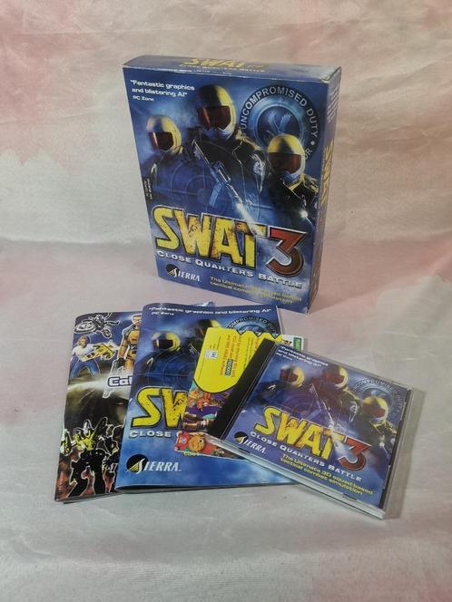 SWAT 3 - Big Box - PC, Spelcomputers en Games, Games | Pc, Gebruikt, Simulatie, 1 speler, Ophalen of Verzenden