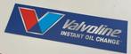 VALVOLINE OIL  bordje   36x10 kunststof, Ophalen of Verzenden, Nieuw, Auto's