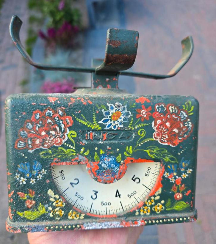 Vintage Inca Keukenweegschaal, Antiek en Kunst, Antiek | Overige Antiek, Ophalen of Verzenden