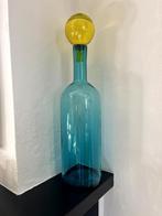 Pols potten - bubbels en bottles vaas, Ophalen, Blauw, Minder dan 50 cm, Glas