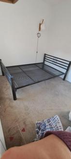 Bed 140 x 200 cm spiraalbodem, Ophalen, Gebruikt, 140 cm, Twijfelaar