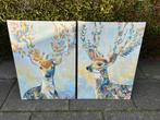 Schilderijen hert van Ikea, Ophalen, 50 tot 75 cm, Zo goed als nieuw, Schilderij