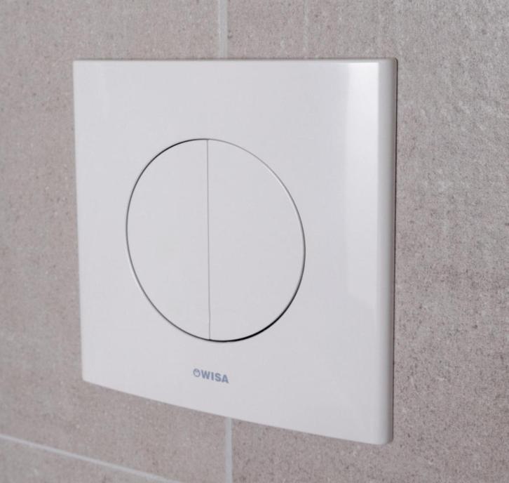 Wisa Argos bedieningsplaat 16x16cm - NIEUW, Doe-het-zelf en Verbouw, Sanitair, Nieuw, Overige typen, Ophalen of Verzenden