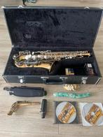 Alt Saxofoon - Durbin - met koffer, mondstukken, accessoires, Muziek en Instrumenten, Blaasinstrumenten | Saxofoons, Ophalen of Verzenden
