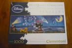 NIEUW Disney Clementoni Panorama'' MICKY & MINNIE ''1000 st., Ophalen of Verzenden, 500 t/m 1500 stukjes, Nieuw, Legpuzzel