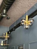 Hanglamp messing, Huis en Inrichting, Lampen | Hanglampen, Ophalen of Verzenden, Nieuw, Glas, Minder dan 50 cm