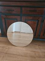 Ronde spiegel messing rand 60 cm, Ophalen, Rond, Zo goed als nieuw, Minder dan 100 cm