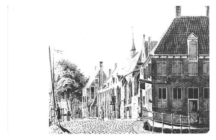 944086 Amersfoort st PietersGasthuis Nette oude kaart Onbesc, Verzamelen, Ansichtkaarten | Nederland, Ongelopen, Utrecht, 1960 tot 1980