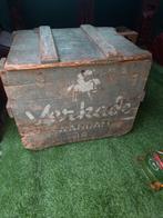 Oude houten Verkade kist, Overige houtsoorten, Minder dan 50 cm, Gebruikt, Minder dan 50 cm