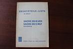 SACHS 50/4 LKH & 50/3 MLF mit fuss schaltung ersatzteilliste, Verzenden, Gebruikt