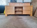 Teak houten tv-kast, Huis en Inrichting, Kasten | Dressoirs, Ophalen, 150 tot 200 cm, Teakhout, Zo goed als nieuw