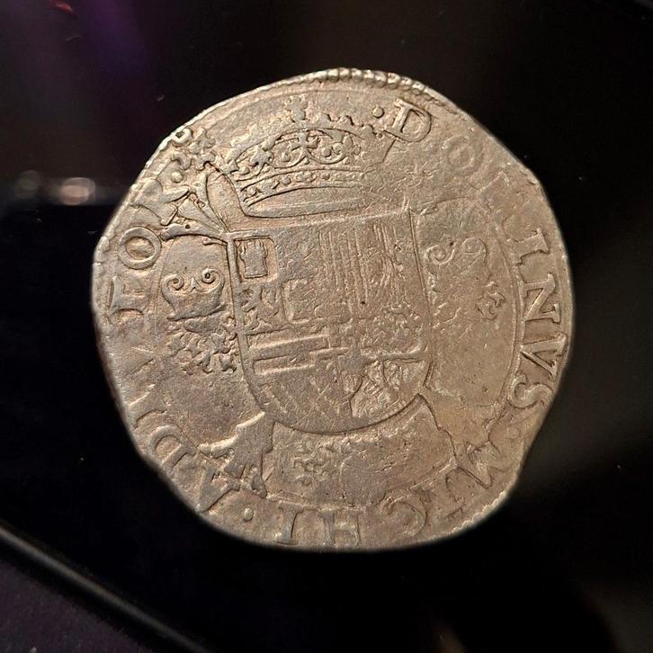 Zilveren Philipsdaalder Philip II 1558- Zeldzame Munt!, Postzegels en Munten, Munten | Nederland, Overige waardes, Vóór koninkrijk