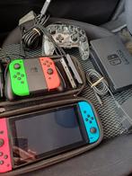 Nintendo Switch + Extra Controllers, Spelcomputers en Games, Ophalen of Verzenden, Gebruikt, Met 3 controllers of meer, Switch Original