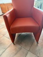 6 eettafel stoelen op wieltjes, Ophalen of Verzenden, Zo goed als nieuw, Minder dan 75 cm