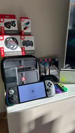 Nintendo Switch OLED Splatoon met accessoires, Ophalen, Zo goed als nieuw, Met 1 controller, Switch OLED