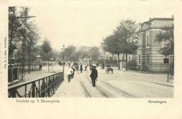 (300-136-057) Groningen Gezicht op 't Heereplein beschikbaar voor biedingen