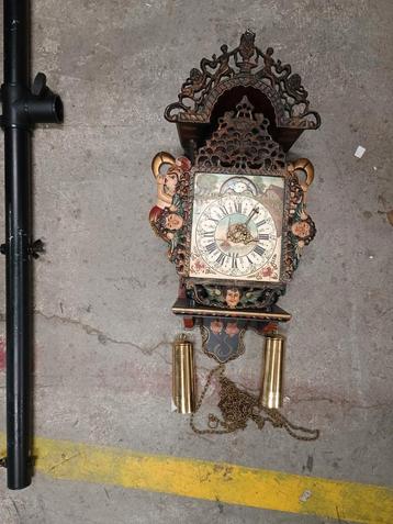 Antieke zeemeermin klok / schippertje  beschikbaar voor biedingen