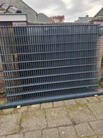 30m Dubbelstaafmat Hekwerk 1.8m Grijs Compleet, Ophalen, Nieuw, IJzer, Dubbelstaafmat hekwerk