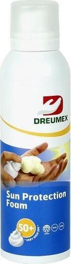 Dreumex SPF 50+ Spuitbus á 150ml zonnebrand foam, Nieuw, Zonnebrand of After Sun, Ophalen