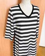 Angelle Milan gestreepte jurk maat 42[v], Zwart, Maat 42/44 (L), Ophalen of Verzenden, Zo goed als nieuw