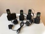 Motorola huistelefoon met 4 toestellen, Telecommunicatie, Vaste telefoons | Handsets en Draadloos, Ophalen, Gebruikt, 4 handsets of meer