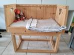 Mooie stevige houten Co sleeper. Met matras en lattenbodem!, Kinderen en Baby's, Babywiegjes en Ledikanten, Wieg, Ophalen of Verzenden