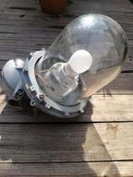 Orginele industrieel bunker lamp., Antiek en Kunst, Antiek | Lampen, Ophalen of Verzenden