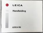 Handleiding Leica R8, Audio, Tv en Foto, Spiegelreflex, Ophalen of Verzenden, Leica, Zo goed als nieuw