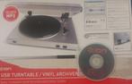 ION Platenspeler met USB incl. gratis volle LP koffer., Overige merken, Nieuw, Ophalen of Verzenden, Automatisch
