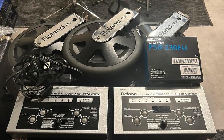 Roland TMC set., Muziek en Instrumenten, Drumcomputers, Zo goed als nieuw, Roland, Ophalen of Verzenden