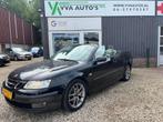 Saab 9-3 Cabrio 1.9 TiD Vector AUTOMAAT clima,cruise,trekhaa, Auto's, Saab, Automaat, Gebruikt, Zwart, 4 cilinders