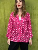 Vintage blouse, maat 44 /XXL,- roze, Kleding | Dames, Gedragen, Maat 38/40 (M), Vintage, Ophalen of Verzenden