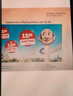Efteling ticket, Eén persoon