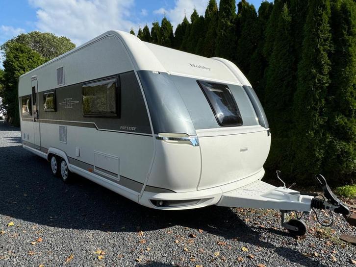 Hobby 650 UMFE Prestige Vastbed Rondzit Treinzit Mover Voort, Caravans en Kamperen, Caravans, Bedrijf, 1500 - 2000 kg, Treinzit