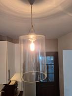 Hanglamp te koop, van glas!, Huis en Inrichting, Lampen | Hanglampen, Minder dan 50 cm, Glas, Zo goed als nieuw, Ophalen