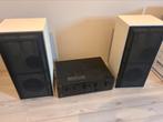 Twee luidsprekers Jamo pt-100, Audio, Tv en Foto, Luidsprekers, Gebruikt, Ophalen of Verzenden, 60 tot 120 watt, Front, Rear of Stereo speakers