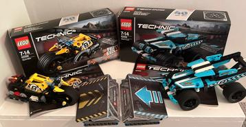 Lego Technic sets - Stunt Bike 42058 + Stunt Truck 42059 beschikbaar voor biedingen