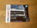 Opel Kadett Brochure - Rallye Coupe, Caravan 1970, Ophalen of Verzenden, Gelezen, Opel