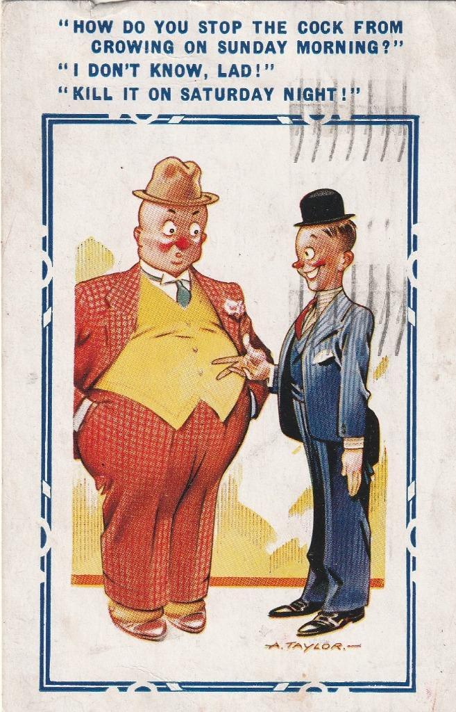 HUMOR HEERTJE TEKN TAYLOR UIT1935 ZEER MOOI OUDE KAART KJ394, Verzamelen, Ansichtkaarten | Themakaarten, Gelopen, 1920 tot 1940