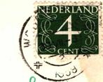 981732 Woudrichem N Br 1959 Gevangenpoort Gelopen met zegel, Verzamelen, Ansichtkaarten | Nederland, Ophalen of Verzenden, 1940 tot 1960