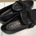 Tango zwarte loafers met suede strik edgy glanzend 38 49967, Tango, Schoenen met lage hakken, Verzenden, .