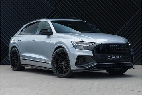 Audi Q8 55 TFSI e quattro S-Line ACC Pano S-Stoelen Matrix M, Auto's, Audi, Te koop, Q8, 360° camera, 4x4, ABS, Achteruitrijcamera