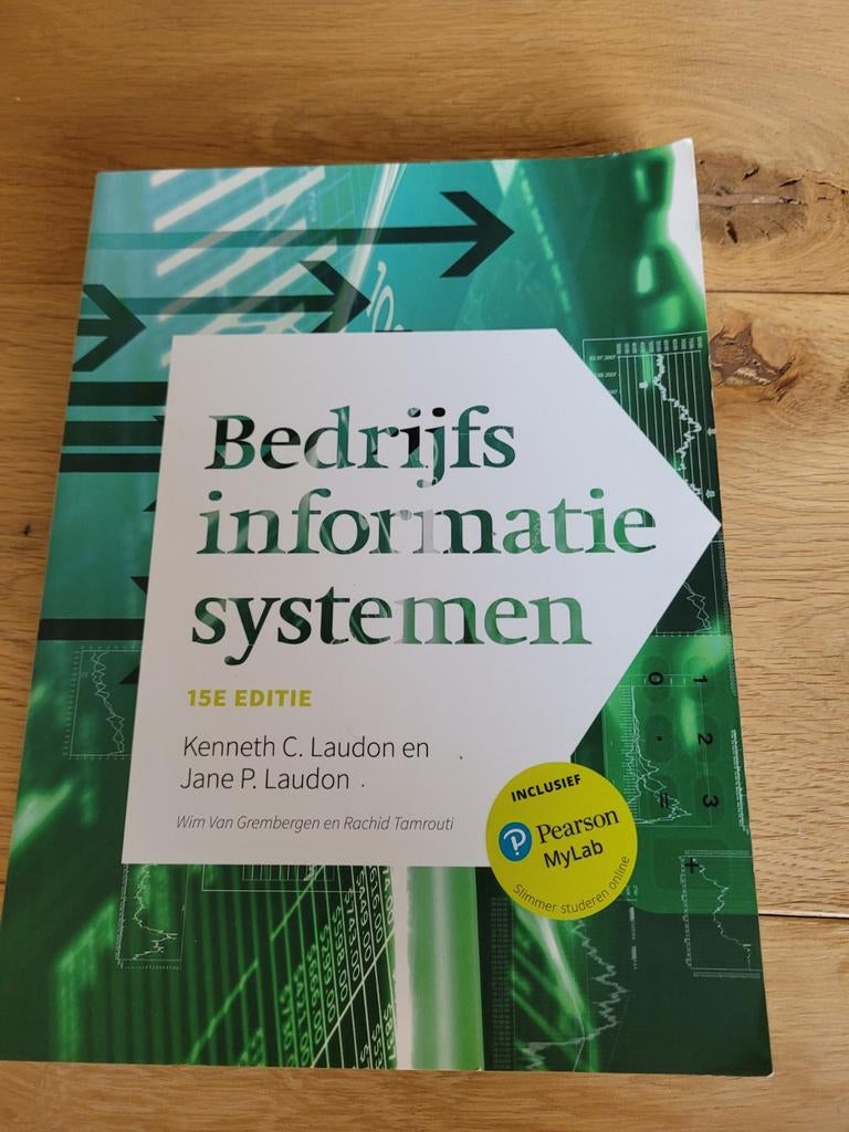 Bedrijfsinformatiesystemen - 15e Editie, Kenneth C. Laudon en Jane P. Laudon, Zo goed als nieuw, Beta, HBO