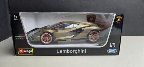 Lamborghini Sian Bburago nieuw in doos pdj, Hobby en Vrije tijd, Modelauto's | 1:18, Nieuw, Auto, Bburago, Ophalen of Verzenden