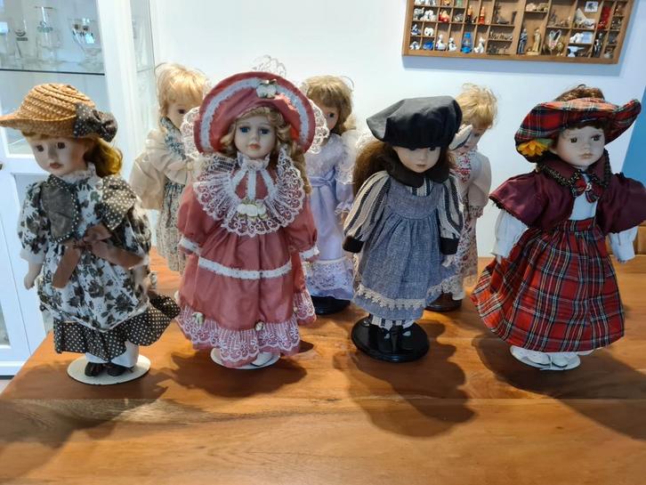 Collectie Porseleinen Poppen, Antiek en Kunst, Antiek | Speelgoed, Ophalen of Verzenden
