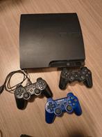 PlayStation 3 met 3 controllers en 9 games, Ophalen, Met 3 controllers of meer, Slim, Gebruikt